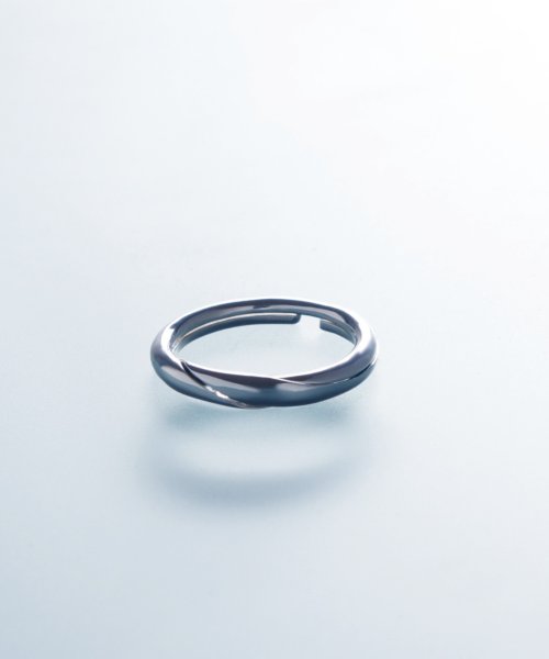 MAISON mou(メゾンムー)/【YArKA/ヤーカ】】[kasane series] twist fit ring [ptsp] /重ねリング silver925 /img02