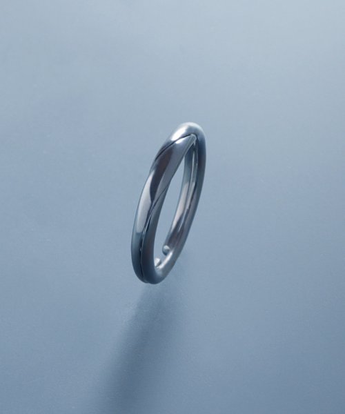 MAISON mou(メゾンムー)/【YArKA/ヤーカ】】[kasane series] twist fit ring [ptsp] /重ねリング silver925 /img03