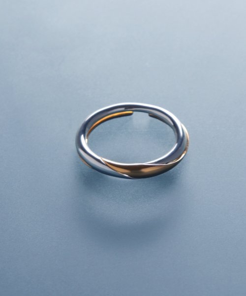 MAISON mou(メゾンムー)/【YArKA/ヤーカ】】[kasane series] twist fit ring [ptsp] /重ねリング silver925 /img06