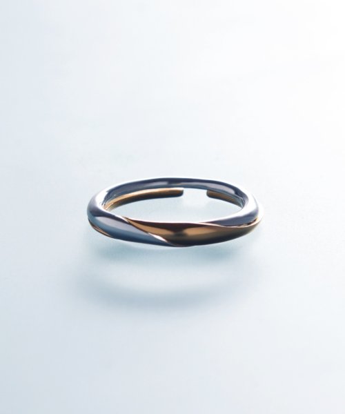 MAISON mou(メゾンムー)/【YArKA/ヤーカ】】[kasane series] twist fit ring [ptsp] /重ねリング silver925 /img07