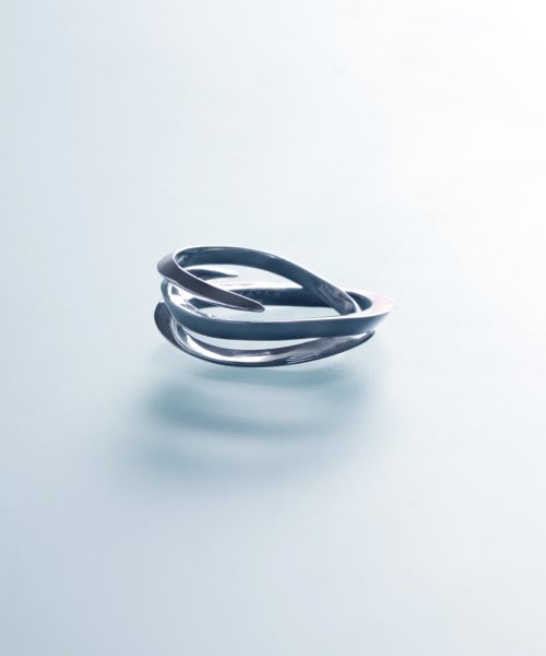 MAISON mou(メゾンムー)/【YArKA/ヤーカ】】triangle irregular twist ring [ont] /トライアングル 不規則 捻りリング silver925 /img07