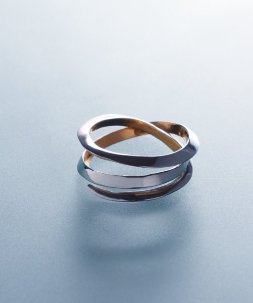 MAISON mou(メゾンムー)/【YArKA/ヤーカ】】triangle irregular twist ring [ont] /トライアングル 不規則 捻りリング silver925 /img12