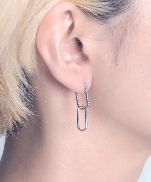 MAISON mou(メゾンムー)/【YArKA/ヤーカ】double hoop earing(pierce) [figur] / ダブルフープピアス /img01