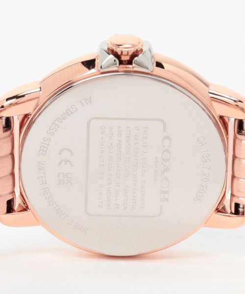 【COACH】コーチ 腕時計 レディース COACH 14503820 ARDEN アーデン 32MM クォーツ　ホワイト　ローズゴールドブレス COACH