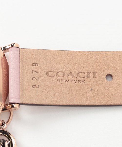 COACH(コーチ)/【COACH】コーチ 腕時計 レディース COACH 14503884 PERRY ペリー   36MM　クォーツ　シルバー　ピンク革ベルト/img03