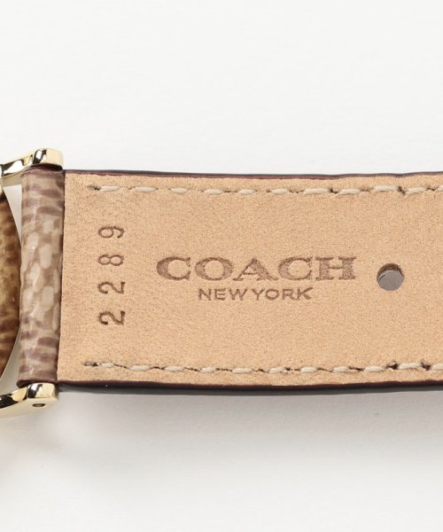 COACH(コーチ)/【COACH】コーチ 腕時計 レディース COACH 14503886 PERRY ペリー   36MM　クォーツ　ゴールド　ブラウン×ピンク革ベルト/img03