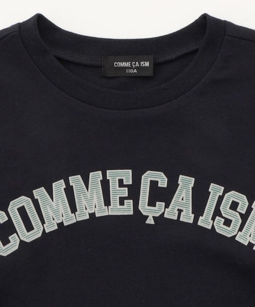 COMME CA ISM KIDS(コムサイズム（キッズ）)/ロゴプリント　長袖Tシャツ/img03