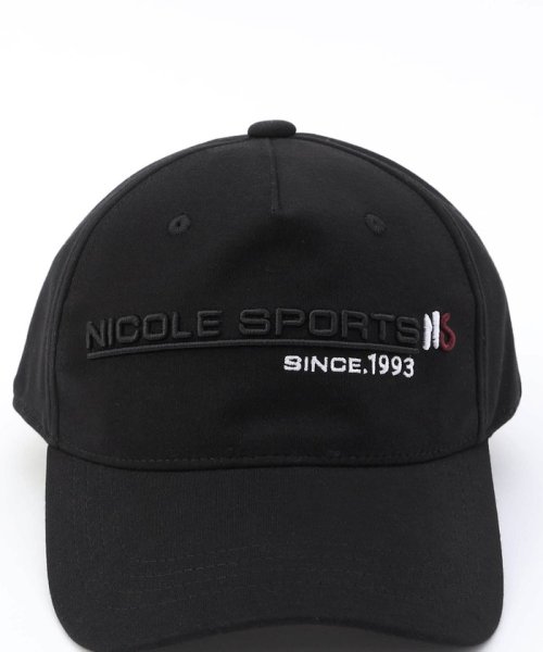 NICOLE CLUB FOR MEN(ニコルクラブフォーメン)/【NICOLE SPORTS】厚盛立体刺繍ロゴCAP/img01