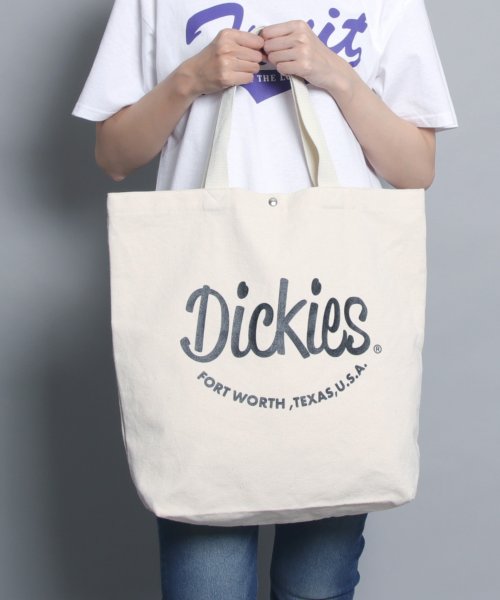 MAISON mou(メゾンムー)/【DICKIES/ディッキーズ】POP ARCH LOGO CANVAS TOTE BAG /アーチロゴキャンバストート/img01