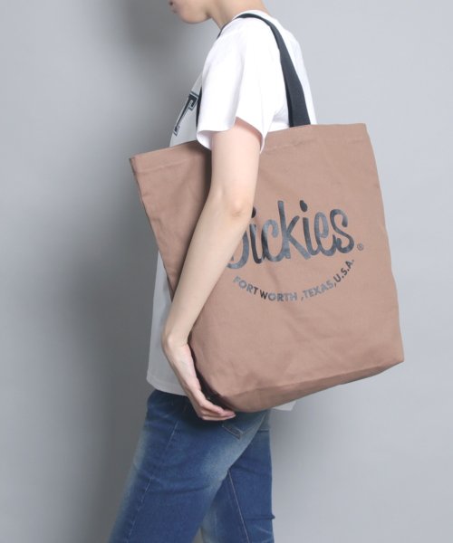 MAISON mou(メゾンムー)/【DICKIES/ディッキーズ】POP ARCH LOGO CANVAS TOTE BAG /アーチロゴキャンバストート/img07