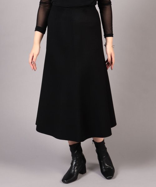 ADORE(アドーア)/【セットアップ対応商品】ピュアカシミヤスカート　（ＢＬＡＣＫ　ＬＡＢＥＬ）/img01