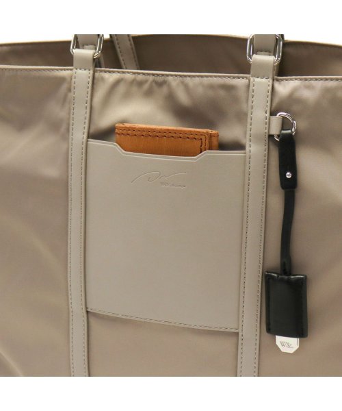 ダブルアンドデイナイト トートバッグ W&.Day/Night ノルド ダブルハンドルトート FILEサイズ A4 PC 2WAY 通勤 肩掛け 15067 内蔵　ポケット