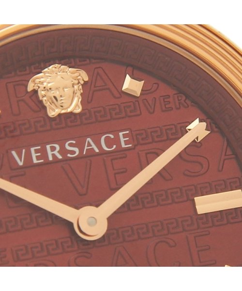 VERSACE(ヴェルサーチェ)/ヴェルサーチ 時計 レディース ミーアンダー 34mm クォーツ レッド レッド VERSACE VELW01222 レザー/img07