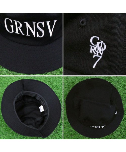 TopIsm(トップイズム)/ハット ゴルフウェア 帽子 メンズ GIORNO SEVEN ジョルノセブン ゴルフ バケットハット ロゴ刺繍 キャップ ホワイト ブラック/img13