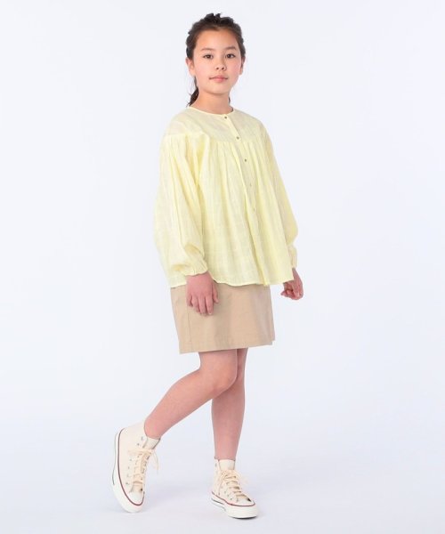 SHIPS KIDS(シップスキッズ)/SHIPS KIDS:140～150cm / シャドー チェック タック ブラウス/img02