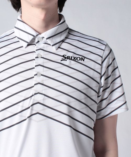 SRIXON(スリクソン)/【松山英樹プロモデル】クロスラインパネルプリントシャツ【アウトレット】/img29