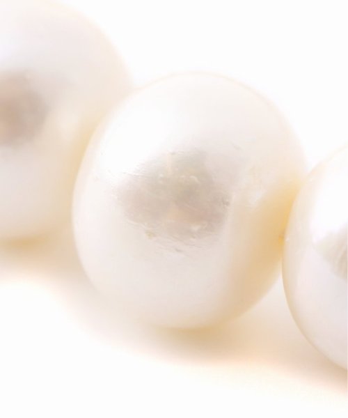 エシカル淡水ポテトパールネックレス10mm36cm SV 