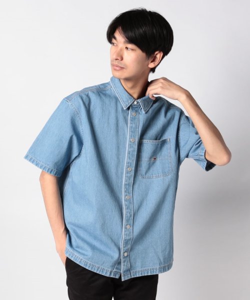TOMMY JEANS(トミージーンズ)/TJM SS DENIM OVERSHIRT TJ LUXE/img04