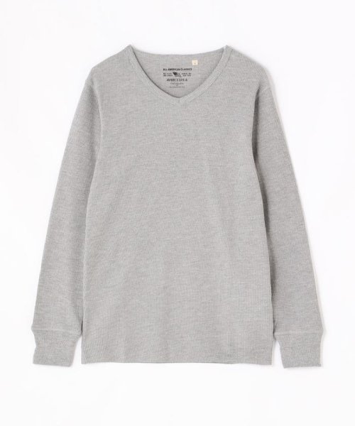 AVIREX(AVIREX)/《DAILY/デイリー》THERMAL L/S V－NECK T－SHIRT/サーマル 長袖 ブイネック Tシャツ /img14