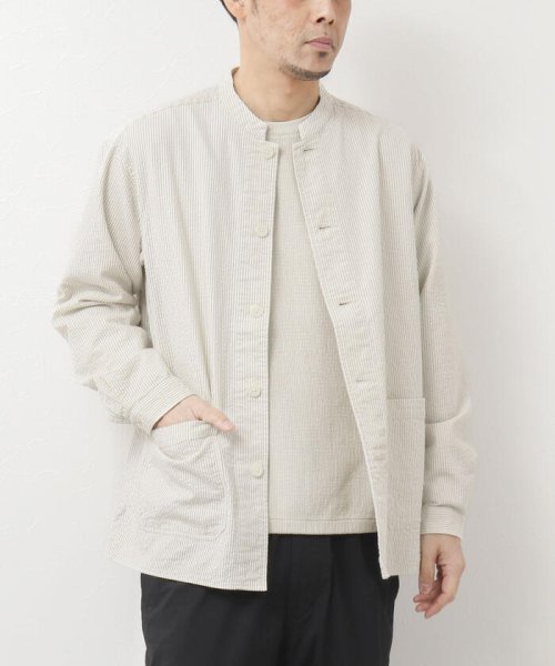 WORK ABOUT(WORK ABOUT)/【WORK ABOUT/ワークアバウト】PLONGEUR JACKET マオカラー スタンドカラー/img06