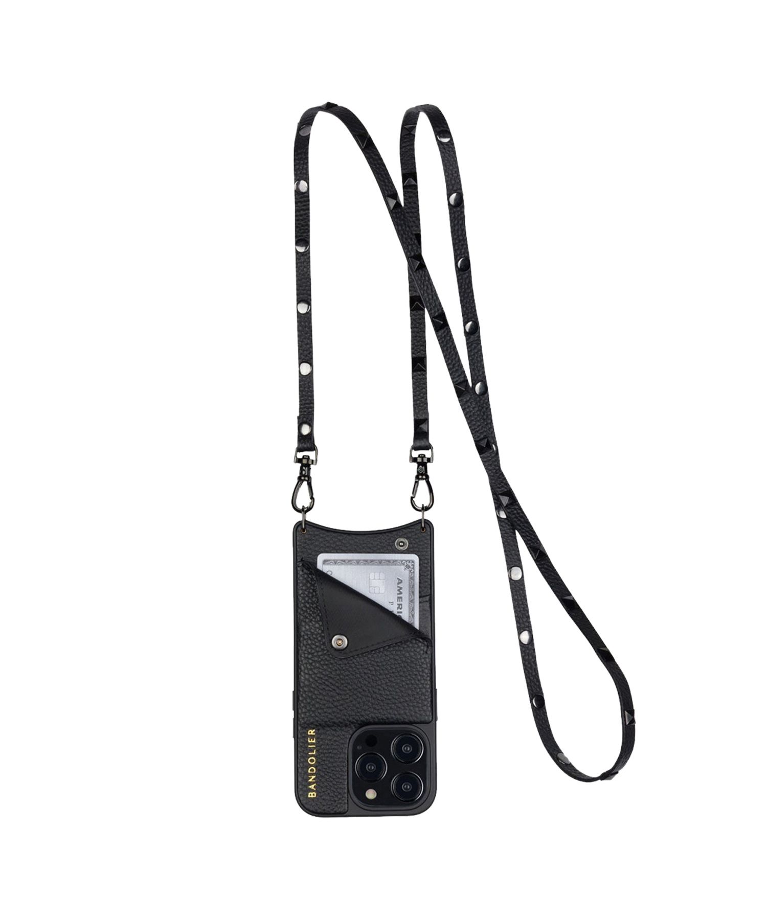 BANDOLIER スタッズ付きスマホショルダーストラップ BANDOLIER 【公式 