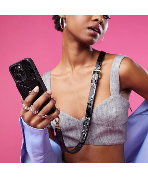 BANDOLIER バンドリヤー iPhone 14 14Pro iPhone 14 Pro Max iPhone 14 Plus スマホケース スマホショルダ iPhone Pro 1cm×ショルダーの長さ：122 137cmiPhone BANDOLIER バンドリヤー 7cm×高さ：16 6cm×マチ：2 4cm×高さ：18cm×マチ：2