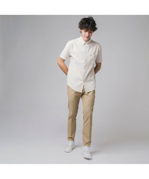 LACOSTE Mens(ラコステ　メンズ)/クールマックスブレンドジャガード半袖チェックシャツ/img07