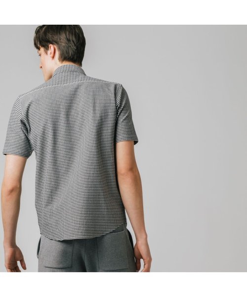 LACOSTE Mens(ラコステ　メンズ)/クールマックスブレンドジャガード半袖チェックシャツ/img11