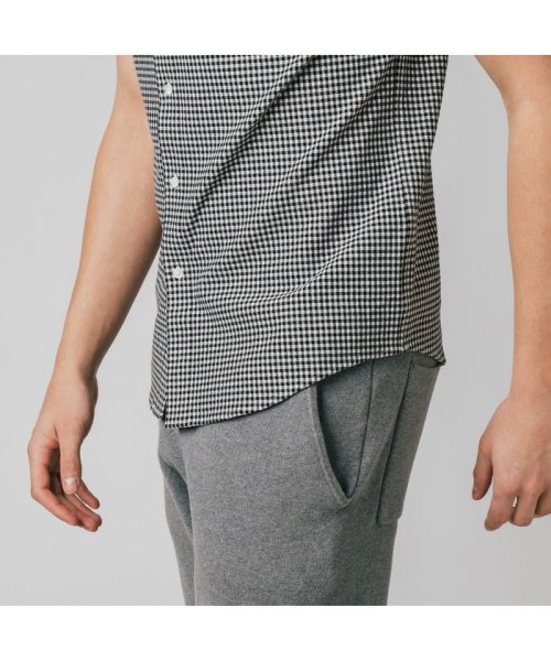LACOSTE Mens(ラコステ　メンズ)/クールマックスブレンドジャガード半袖チェックシャツ/img14