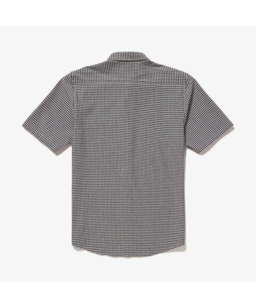 LACOSTE Mens(ラコステ　メンズ)/クールマックスブレンドジャガード半袖チェックシャツ/img16