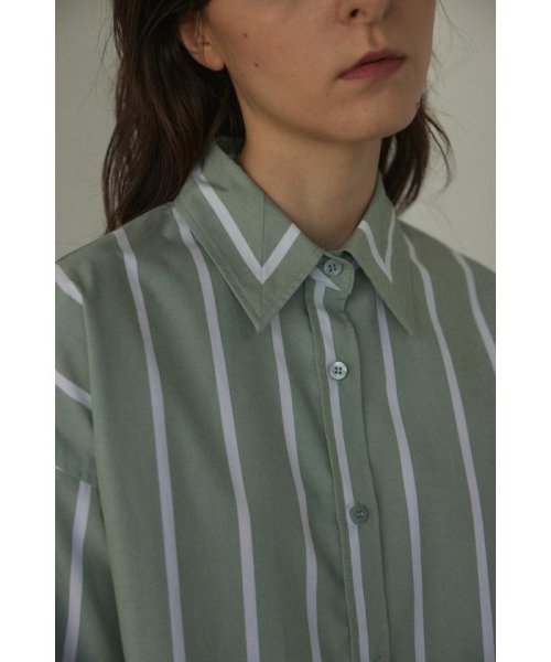 BLACK BY MOUSSY(ブラックバイマウジー)/switching collar shirt/img05