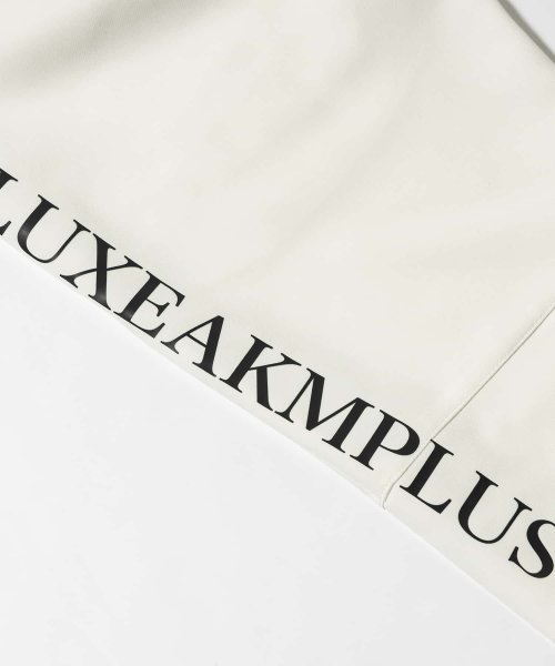 LUXEAKMPLUS(LUXEAKMPLUS)/LUXEAKMPLUS(リュクスエイケイエムプラス)サイドロゴスラックストラックパンツ【ゴルフ】/img12