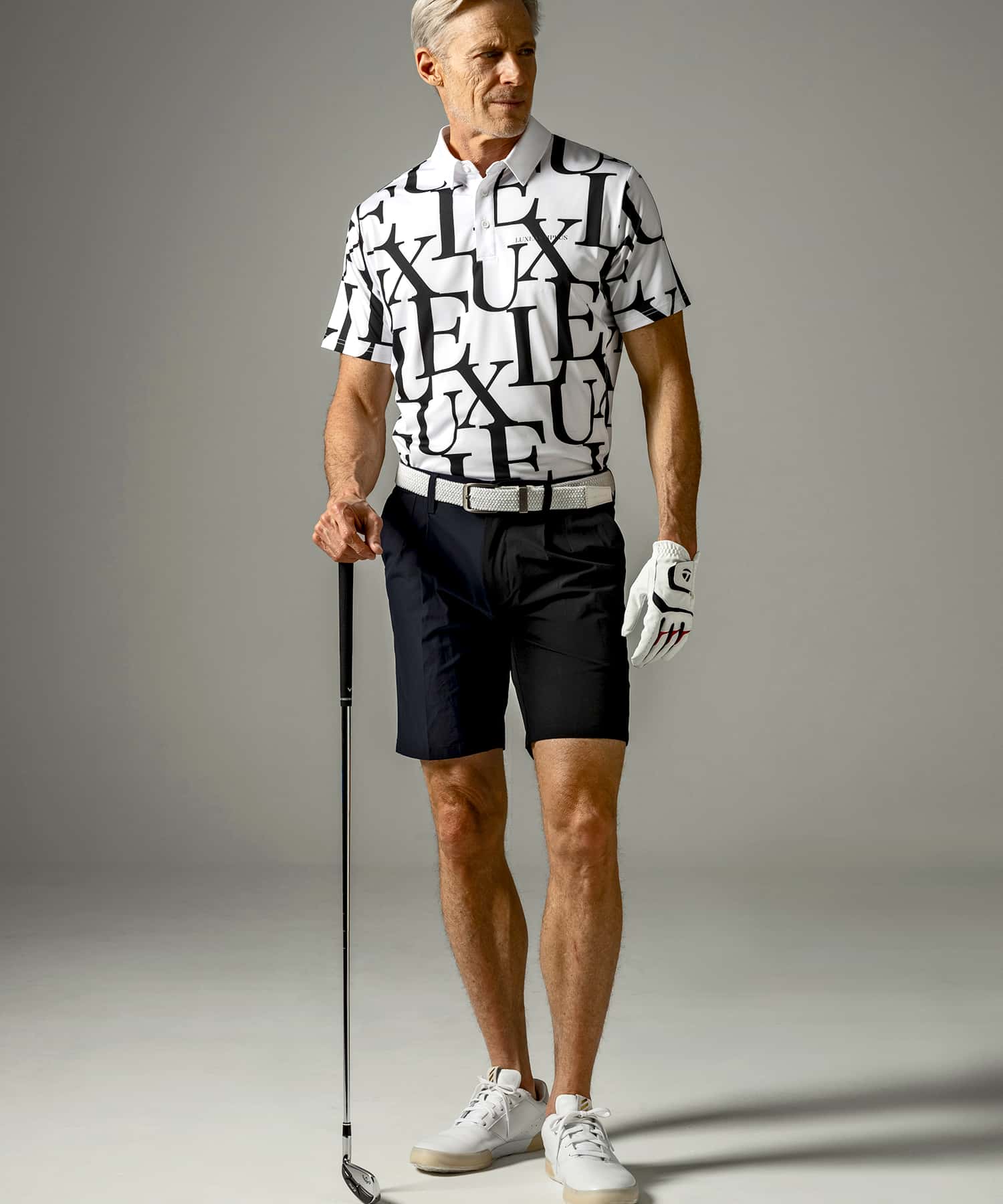 LUXEAKMPLUS(リュクスエイケイエムプラス)バイカラーハーフパンツ