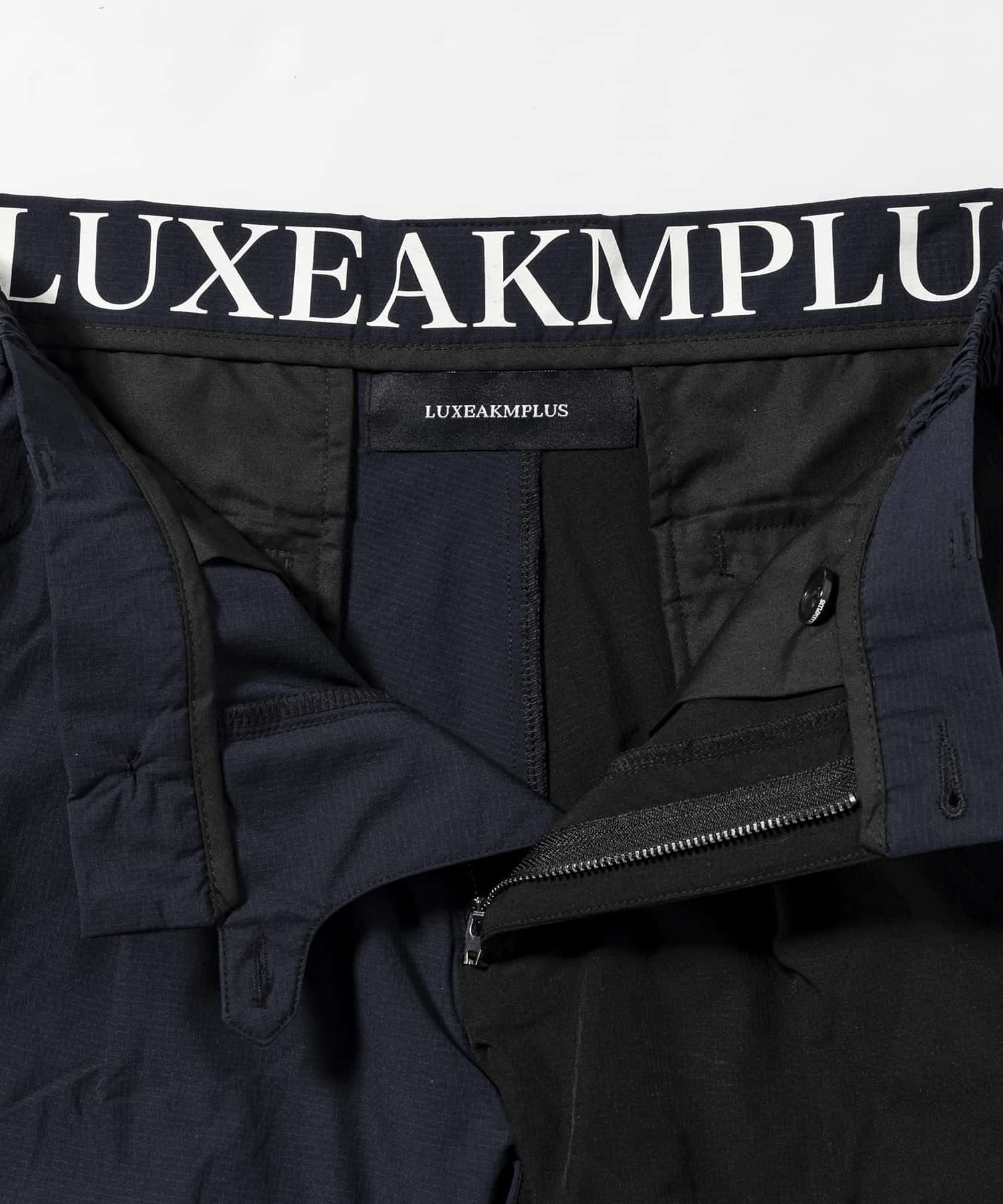 LUXEAKMPLUS シャツ /ハーフパンツセット LUXEAKMPLUS(リュクスエイケイエムプラス)バイカラーハーフパンツ