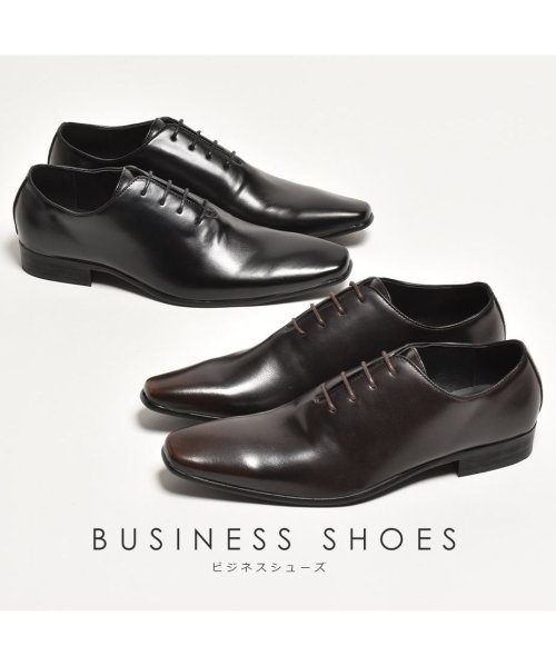 SVEC(シュベック)/ビジネスシューズ メンズ 革靴 おしゃれ ホールカット ワンピース ブランド MM/ONE エムエムワン 短靴 ドレスシューズ レースアップシューズ 紐靴/img01