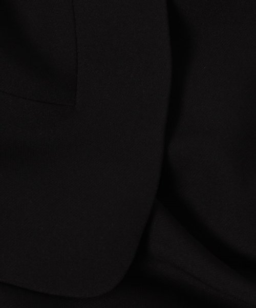 form forma(フォルムフォルマ)/喪服/礼服/ステンカラージャケット＆セミフレアロングワンピース　ブラックフォーマルセットアップスーツ/img41