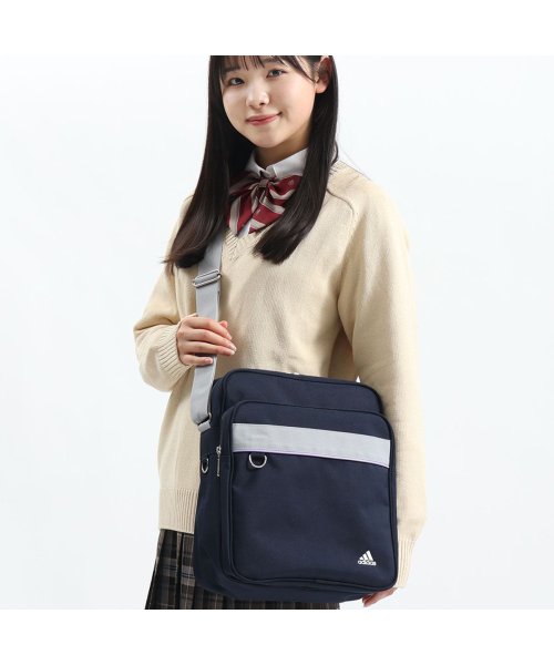 セール】アディダス ショルダーバッグ adidas 横浜型ショルダー スクバ ショルダー スクールバッグ 通学バッグ 斜めがけ 縦型 A4 11L 軽量 67176(504564497) アディダス(Adidas) MAGASEEK スクールバック 肩掛け バック