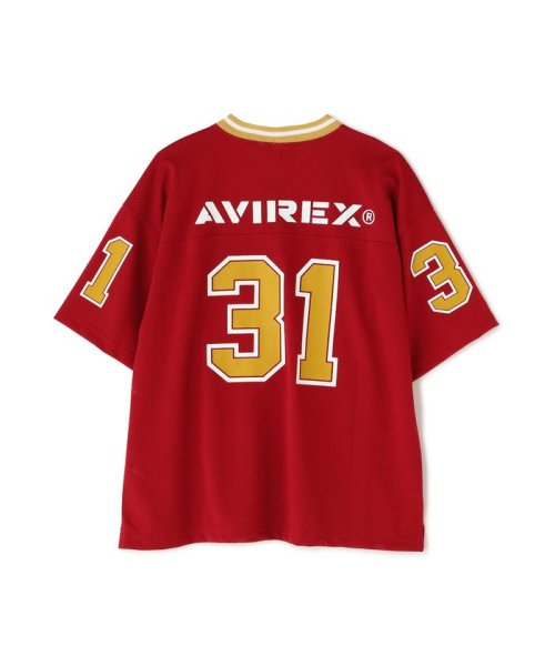 AVIREX(AVIREX)/MESH FOOTBALL GAME T－SHIRT / メッシュ フットボール ゲーム Tシャツ/img17