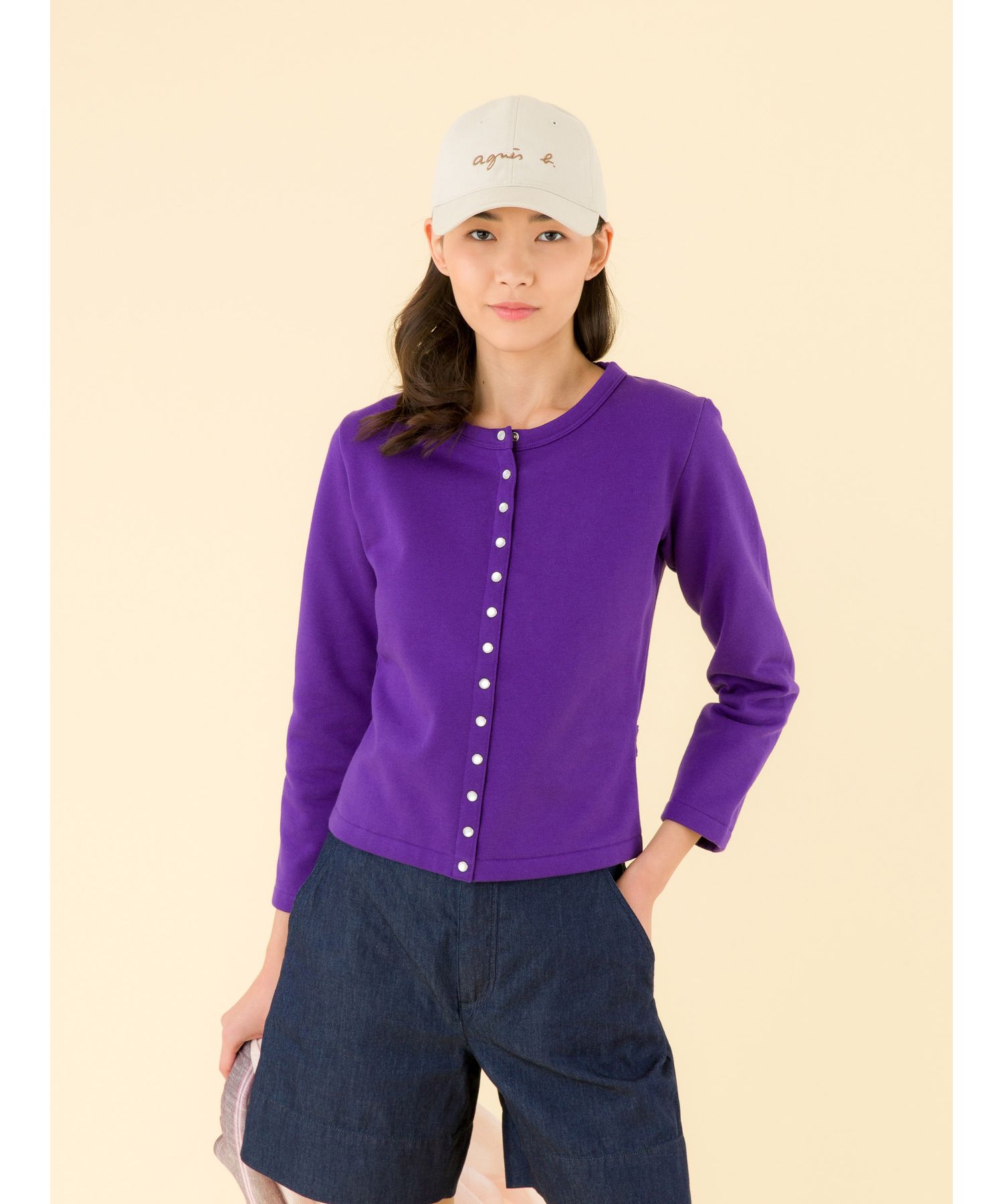 M001 CARDIGAN LE PETIT カーディガンプレッション(505116926