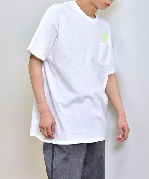 SHIPS any MEN(シップス　エニィ　メン)/【SHIPS any別注】Welcome－rain: NEON RAINDROPS Tシャツ/img08