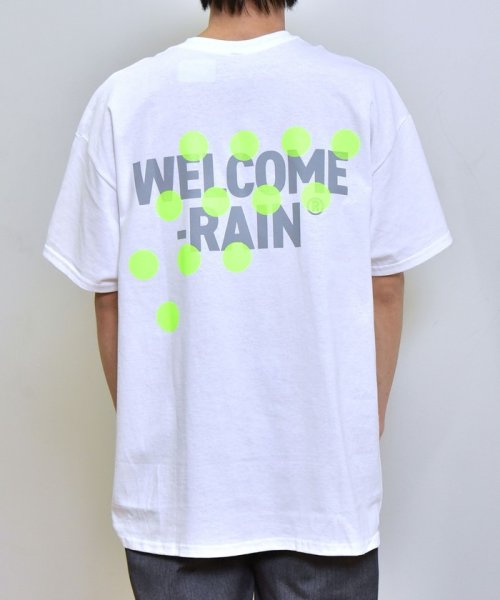 SHIPS any MEN(シップス　エニィ　メン)/【SHIPS any別注】Welcome－rain: NEON RAINDROPS Tシャツ/img09