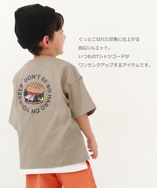 devirock(デビロック)/デビラボ BIGシルエット プリント半袖Tシャツ 子供服 キッズ ベビー 男の子 女の子 トップス 半袖Tシャツ Tシャツ /img08