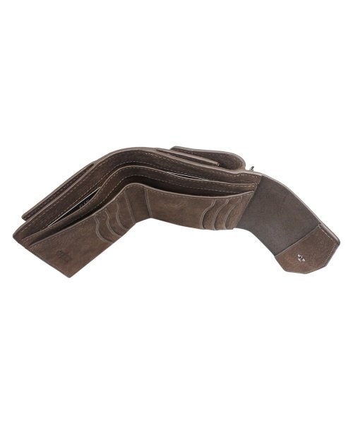 CIE シー 財布 二つ折り 小銭入れ コインケース フォウク ミドル ウォレット メンズ レディース 本革 FOLK MIDDLE WALLET ブラック グ