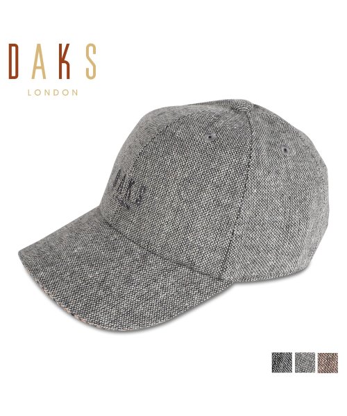 DAKS(ダックス)/ダックス DAKS キャップ 帽子 メンズ レディース CAP ブラック グレー ブラウン 黒 D3870/img01