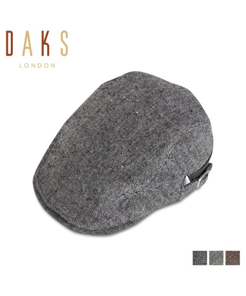 DAKS(ダックス)/ダックス DAKS ハンチング 帽子 ベレー帽 メンズ レディース HUNTING CAP チャコール グレー ブラウン D3871/img01