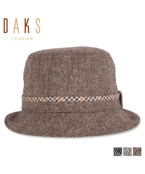 DAKS(ダックス)/ダックス DAKS ハット 帽子 バケットハット メンズ レディース BUCKET HAT チャコール グレー ブラウン D3872/img01