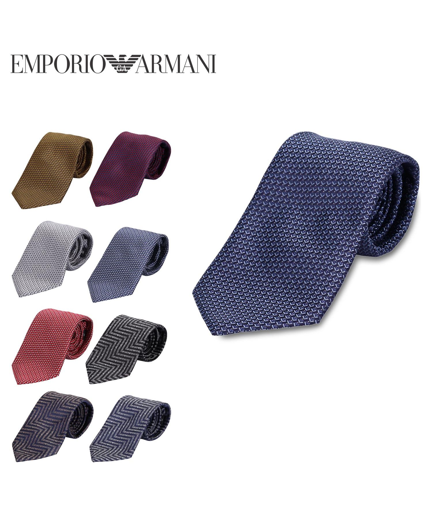 エンポリオアルマーニ EMPORIO ARMANI ネクタイ メンズ シルク ブランド イタリア製 NECKTIE