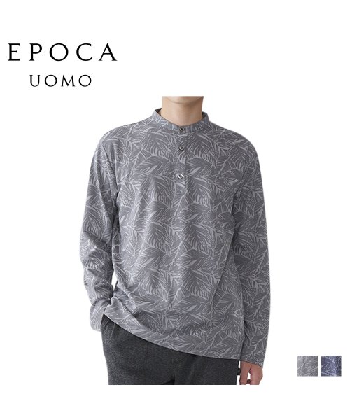 EPOCA UOMO(エポカ ウォモ)/エポカ ウォモ EPOCA UOMO Tシャツ 長袖 ロンT カットソー プルオーバー バンドカラー メンズ PULLOVER BAND COLLAR CUT /img01
