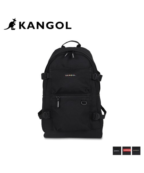 KANGOL(KANGOL)/カンゴール KANGOL リュック バッグ バックパック メンズ レディース 23L 大容量 RUCKSACK ブラック 黒 250－1290/img01
