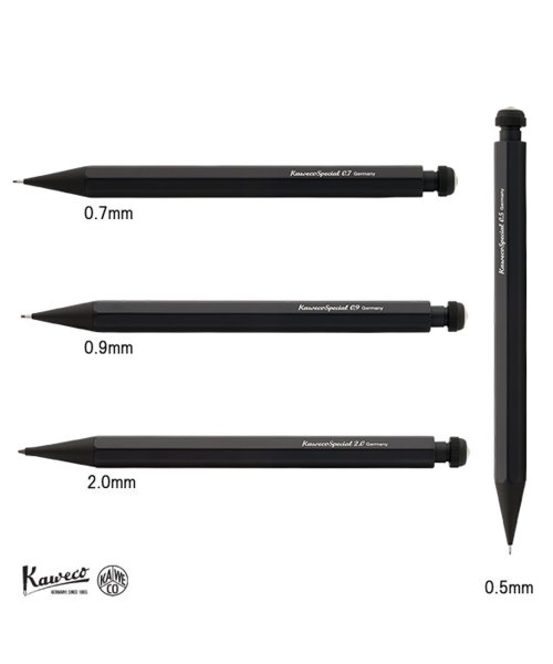 kaweco(カヴェコ)/カヴェコ kaweco スペシャル ペンシル シャーペン シャープペンシル 2.0mm プッシュ式 SPECIAL PUSH PENCIL ブラック 黒 PS－/img03